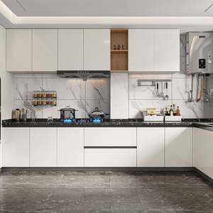 Armoire de cuisine SANTOPOVA pour appartement, excellente qualité, laque blanche, Guangzhou, laque haute brillance blanche - Product Image 1