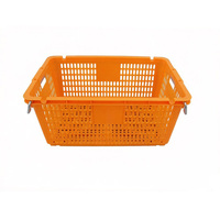 Paniers en plastique empilables robustes pour la pêche en mer, la récolte de crabes, le transport/stockage