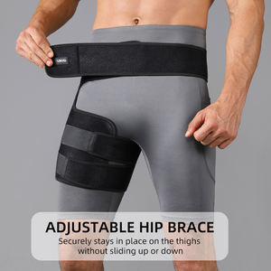 VBOSi 9638 vente en gros sport blessure soutien élastique cuisse stabilisateur pansement réglable aine Compression Wrap douleur protectrice - Product Image 4