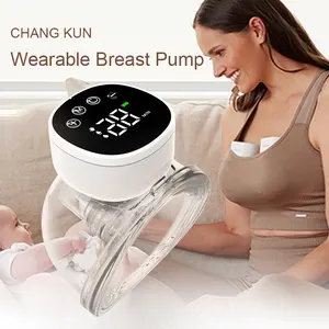 아기 착용 가능한 실리콘 휴대용 무선 수유 유방 펌프 지능형 핸즈프리 전기 유방 우유 펌프