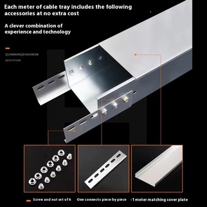 Nhà Máy Chống Cháy Nhựa-Phun Kim Loại Cáp Cầu Thép Không Gỉ Hợp Kim Nhôm Dây Khe Cắm - Product Image 2