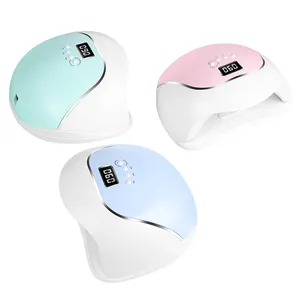 Portable Gel UV LED Nail Lamp 168W UV Lamp Gel Polish Manicure Professional DIY Nail Art Salon Curing Dryer with 4 Timer Setting