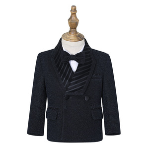 Conjunto <span class=keywords><strong>de</strong></span> Pantalones <span class=keywords><strong>de</strong></span> Lentejuelas <span class=keywords><strong>para</strong></span> Niños, Estilo Formal, <span class=keywords><strong>para</strong></span> Fiestas <span class=keywords><strong>de</strong></span> Año Nuevo, Presentaciones, Actuaciones, con Flores, <span class=keywords><strong>de</strong></span> Poliéster Teñido, Estilo Combinable - Product Image 5