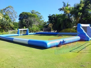 Personalizado 3v3 5v5 7v7 Inflable Campo de fútbol Slip and Slide Publicidad Inflables - Product Image 4
