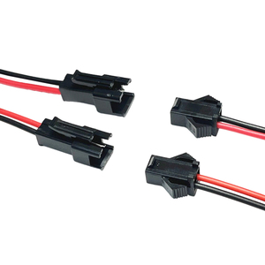 OEM Kabel SM 2-pins vrouwelijke/mannelijke connector draadkabels 2,54 mm pitch voor LED strip connector pigtail plug kabel - Product Image 4