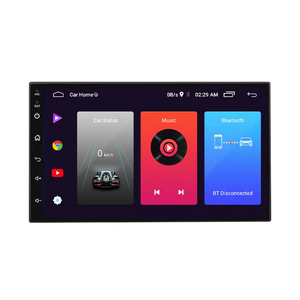Chất Lượng Cao Đôi Din 7 Inch 1 + 16 Gam Màn Hình Cảm Ứng Xe Navigator Hệ Thống Đa Phương Tiện Best Music Player Android Car Video MTK8227 - Product Image 1