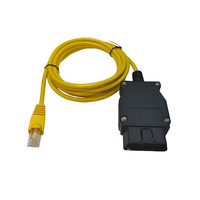 Cable de Extensión OBD de 16 Pines para Diagnóstico de Vehículos, Programación Oculta, Compatible con ENET, Adaptador OBD2 de Cabeza Cuadrada