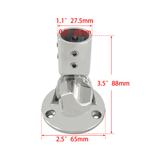 ฐานเสาอากาศสแตนเลส ISURE ขนาด 22 มม. อุปกรณ์ติดตั้งสำหรับเรือ - Product Image 3