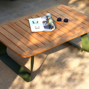 Luxury Modern Teak Aluminum <b>Outdoor</b> Set-<b>waterproof</b> Weather Resistant Eco-friendly High-density Foam <b>Cushions</b> Garden Ld201sf - Product Image 5