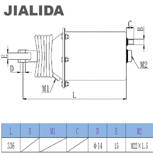 Chất lượng cao trộn bê tông xe tải phụ tùng phanh buồng bz1800 - Product Image 2