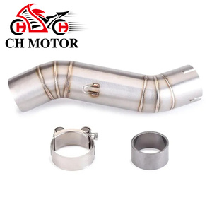 Tubo de Escape para Motocicleta Honda CB400 CBR400 CB500F <span class=keywords><strong>CB500X</strong></span> CBR500 CBR500R 2016-<span class=keywords><strong>2022</strong></span>, Tubo de Enlace Medio de 51 mm - Product Image 1