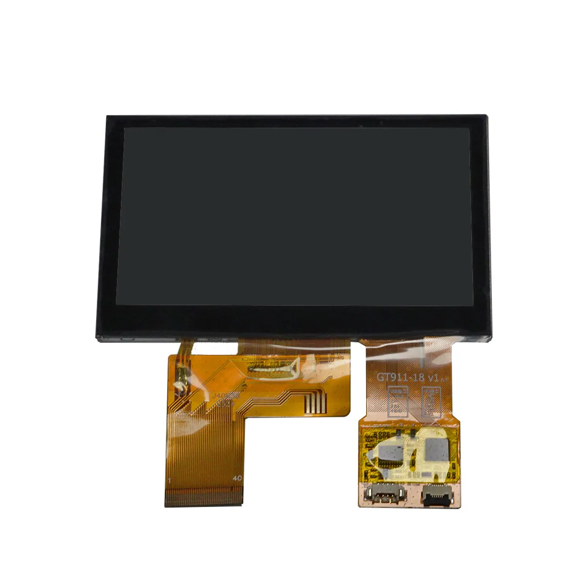 4.3-inch IPS Full-view Độ phân giải 800*480 Raspberry Pi hiển thị LCD 3B +/4B USB cảm ứng điện dung màn hình