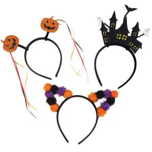 Funny Horrific Pumpkin Skull <strong>Ghost</strong> Hairbands Cosplay <strong>Costume</strong> Holiday Halloween Headband - Product Image 4