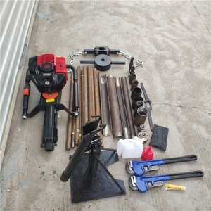 QTZ-2 소형 휴대용 토양 조사 시추 기계 15 m 깊이 핸드 헬드 충격 토양 샘플링 시추 장비 - Product Image 3