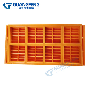 GUANGFENG maglia speciale dello schermo di disidratazione del poliuretano per i frantoi di estrazione mineraria della saldatura perforata della tela di taglio inclusa - Product Image 2