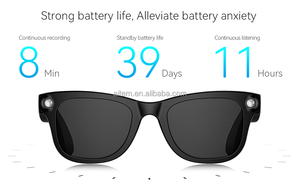 Custom High Lumen Flashlight AI Glasses Audio & Communication Smart Sunglasses <b>with</b> AI & Translation Hand-free Glasses Wholesale - Product Image 6