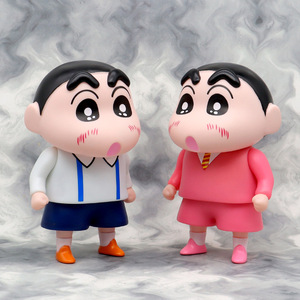 6 Estilos Linda <span class=keywords><strong>Manga</strong></span> Estatuilla Estatuas Crayon Shin-Chan Nohara Shiro Perros Juguete PVC Anime Figura - Product Image 4