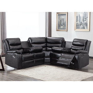 Canapé d'angle moderne de luxe 7 places avec fonction massage, nouveau design, en cuir, pour salon – Tendance Europe - Product Image 4