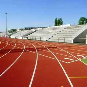 Synthetische PVC-Landebahn im Freien Athletic PVC Sport boden Laufbahn Oberflächen material