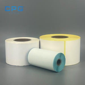 Papier d'étiquettes thermiques personnalisé par le fabricant, résistant à l'eau et aux rayures, 4x6 pouces, 130 g/m², pour centre logistique, étiquette d'expédition 4x6 - Product Image 1