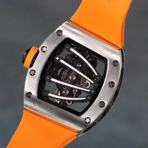 Reloj Mecánico de Lujo con Tourbillon y Reserva de Marcha, Moissanita, Modelo 5901, Estilo de Diseñador, Moderno, para Hombre de Negocios - Product Image 5