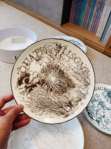 European <b>Bone</b> <b>China</b> 4pcs Plate Porcelain <b>Dinner</b> Plate <b>Set</b> - Product Image 3