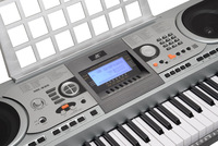 Lehoo MK935 Teclado Electrónico Profesional Pantalla LCD Altavoces Integrados 61 Teclas Teclado Electrónico Portátil Piano