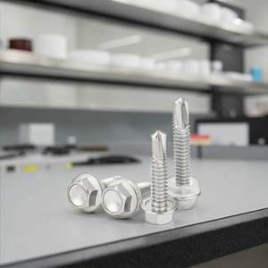 Vis autotaraudeuse à queue de tournevis hexagonale extérieure haute résistance, revêtement zinc, M5.5 <span class=keywords><strong>M2</strong></span>, pour tuiles en acier et en fer - Product Image 4