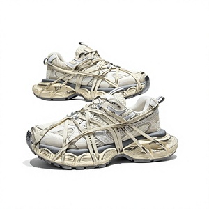 Zapatillas Chunky Dad para Hombre, Casuales, con Punta Redonda, Forro de Malla, Suela de Goma, Estilo Urbano para Verano - Product Image 4