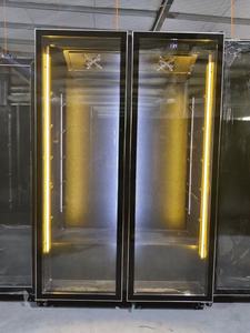 Réfrigérateur-congélateur commercial avec porte vitrée verticale en <span class=keywords><strong>verre</strong></span> trempé et <span class=keywords><strong>plaque</strong></span> en aluminium prélaquée - Product Image 6