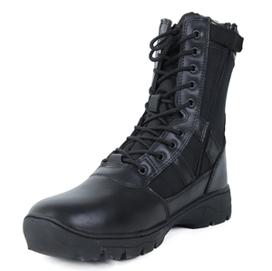 Botas Tácticas de Combate TSA0106 Negras Resistentes de 8 y 9 Pulgadas para Senderismo y Deportes al Aire Libre con Cremallera Lateral - Product Image 2