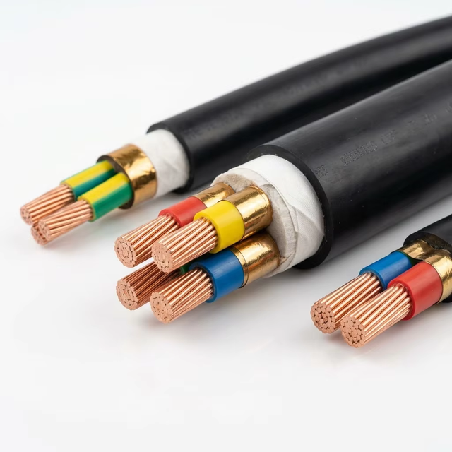ZR-VV Electric Cable IEC 60502 0.6/1kV Multi-Core 50mm2 Copper Conductor PVC Insulated Flame Retardant Power Cable