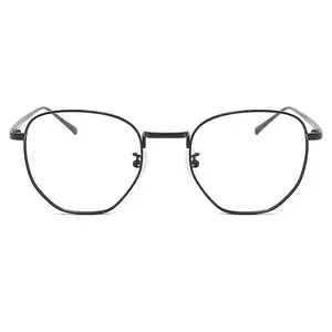 FARMORE vendita calda occhiali ovali tendenze metallo occhiali montature pronto per la spedizione FM1814