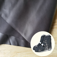 Tissu Oxford 100% Polyester Enduit PU 500D 600D Noir Tissé Imperméable Séchage Rapide Durable pour Couvre-Chaussures Extérieur Filles & Garçons