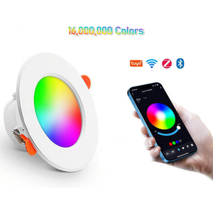 Wifi BT rgbcw thông minh LED hốc Downlight tuya ứng dụng điều khiển màu sắc thay đổi ZigBee tương thích trần ánh sáng bóng đèn cho chiếu sáng nhà - Product Image 2