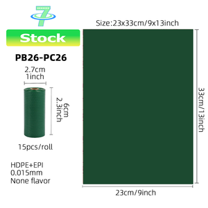 Sac à crottes 7D garanti HDPE EPI vert foncé <span class=keywords><strong>plaine</strong></span> expédition rapide sac à crottes pour chiens - Product Image 2