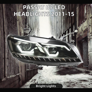 Faros Delanteros LED con Señal Dinámica para Passat B7 2011-2015, Luces de Coche con Lente de Proyector, Accesorios para Automóviles - Product Image 2