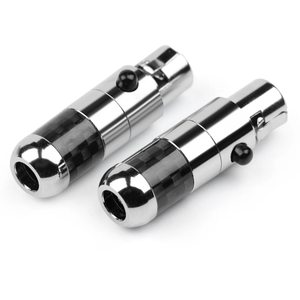 Prise audio plaquée rhodium Mini Xlr 3 broches 4 broches pour Abyss-1266 Meze Lcd2 Lcd4 DT1770 - Product Image 3