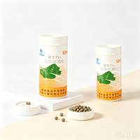 Tube d'emballage en plastique avec couvercle à clapet et déshydratant pour comprimés effervescents, flacon de vitamine C, conteneur anti-humidité