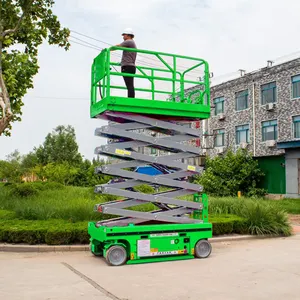 Mới đến 8m 10m 12M tự hành di động nâng cao thủy lực Scissor Lift bảng cho công việc trên không