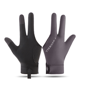 Guantes de Billar de 3 Dedos Transpirables y Duraderos OEM, Guantes de Billar para Mano Izquierda/Derecha, Guantes de Snooker de Secado Rápido, Guantes Deportivos de Poliéster con Cierre de Gancho y Bucle - Product Image 4