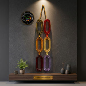 ของตกแต่งผนังสไตล์อาร์ตเดโค โซ่เรซิ่น ของตกแต่งห้องน่ารักที่สุด ของตกแต่งผนังแบบแขวน โซ่เรซิ่น ขายส่งจากอินเดีย - Product Image 1
