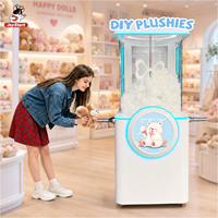 Machine à rembourrer les jouets en peluche (2 buses) pour ours en peluche – Location événementielle, haute efficacité, certifiée CE, garantie 1 an