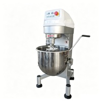 Nouveau batteur planétaire commercial avec bol en acier inoxydable, multifonctionnel, 5 vitesses, pour les produits de boulangerie à base de farine, de lait et d'eau