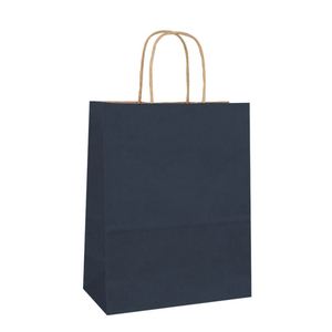 Recycled Kraft Paper Bags with Handles Custom-printed with Restaurant Logos for Food Takeaway Groceries Shopping and Packaging - Product Image 5
