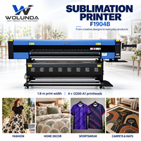 Imprimante textile à sublimation industrielle haute vitesse, machine d'impression à sublimation grand format avec tête d'impression I3200