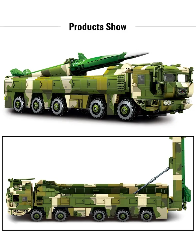 SEMBO Df-17 Hypersonic Ballistic Missile Model Building Blocks
