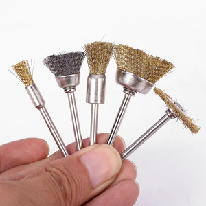 Brosse rotative en acier personnalisable Brosses métalliques pour accessoires <span class=keywords><strong>Dremel</strong></span> Mini perceuse meuleuse de <span class=keywords><strong>polissage</strong></span> Accessoires pour outils rotatifs - Product Image 5