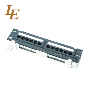 LE LE-P3724S Panneau de brassage Cat6 à 24 ports pour montage en rack avec connecteurs RJ45 Keystone, accessoires réseau 483x86x70mm - Product Image 4