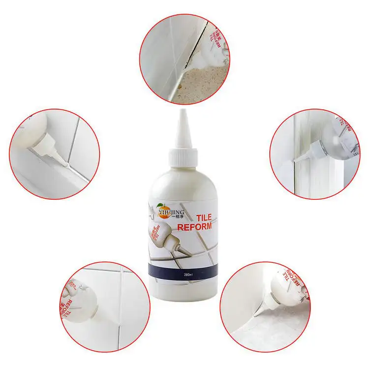 Home Fitting Tile Adhesive Waterproof White Tile Gap Beauty Epoxy Silicone Sealant